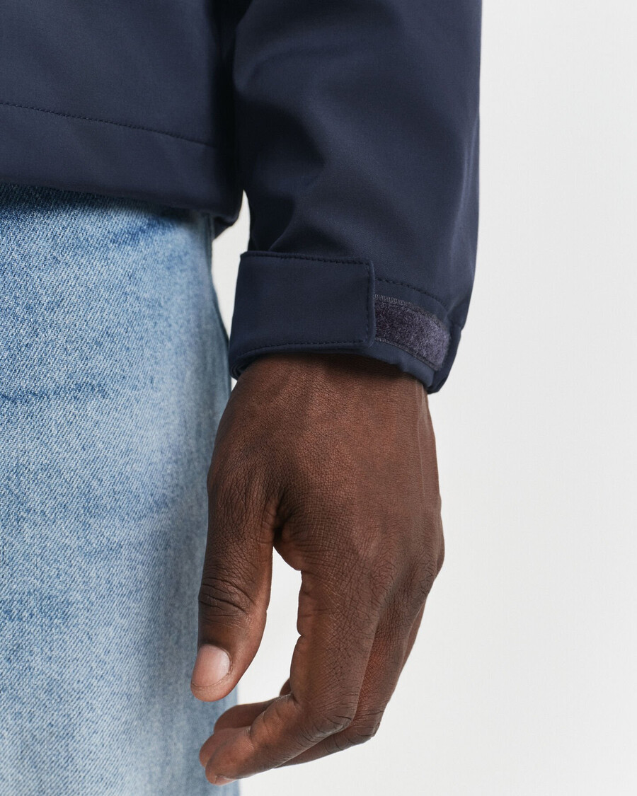 jaqueta soft shell - azul noite