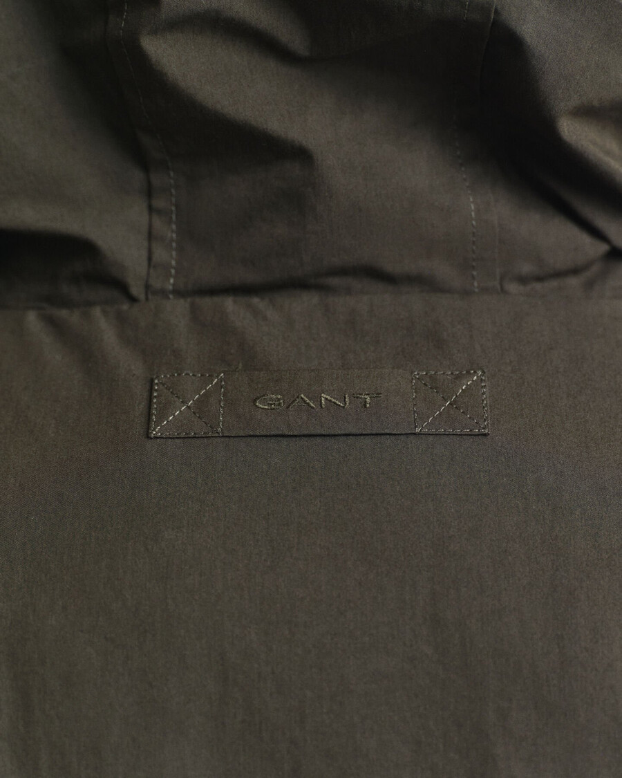 parka acolchoada - verde musgo escuro