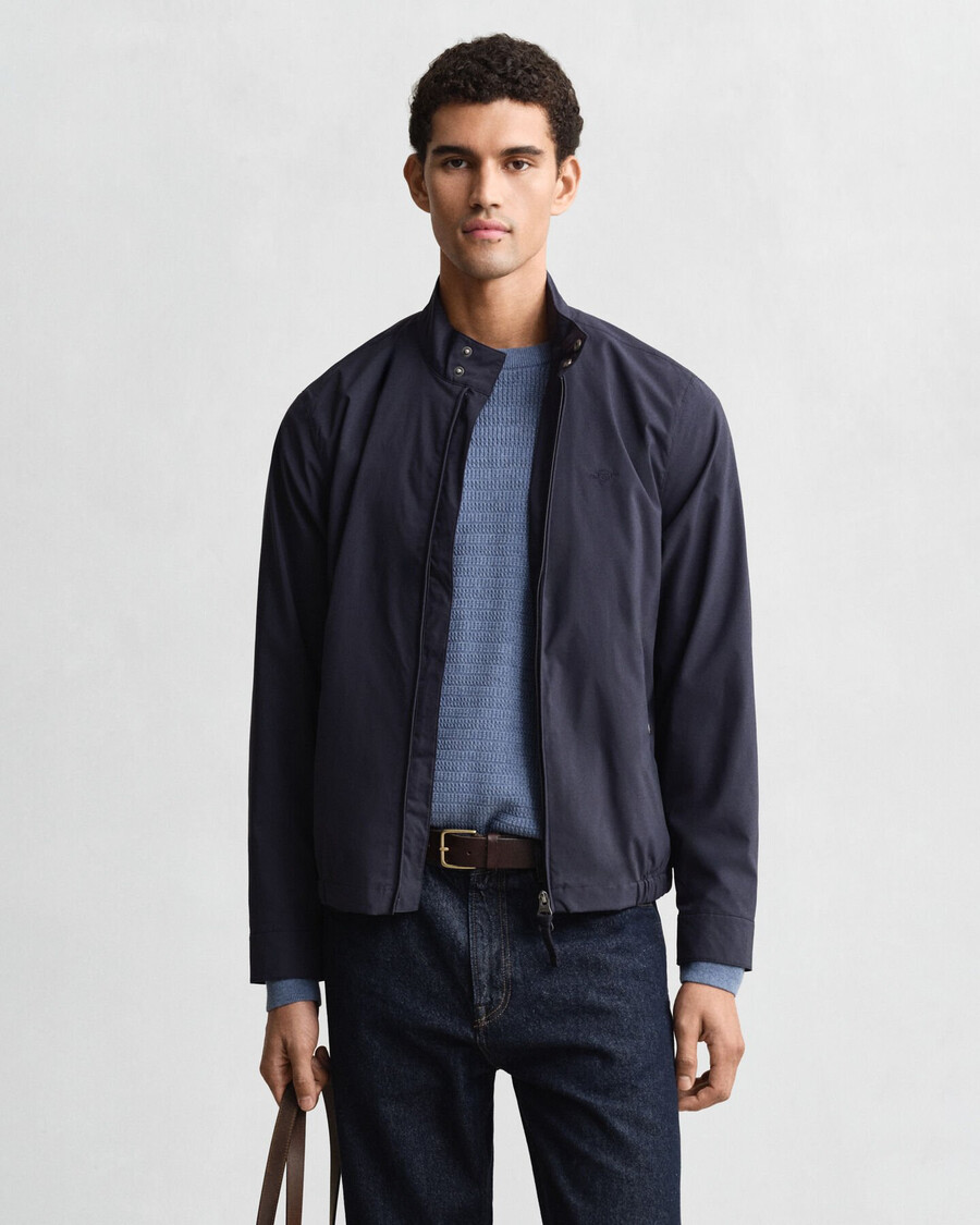 jaqueta harrington leve - azul noite