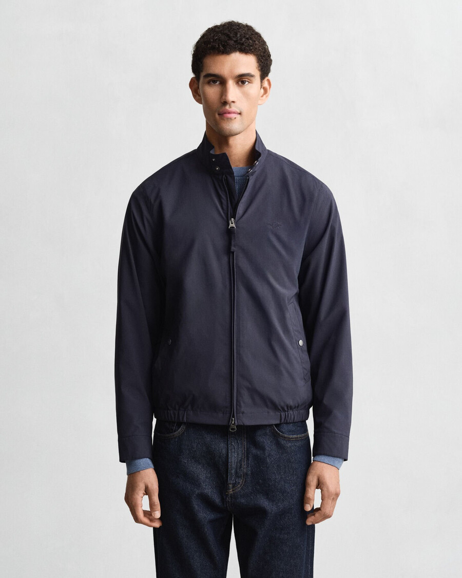 jaqueta harrington leve - azul noite