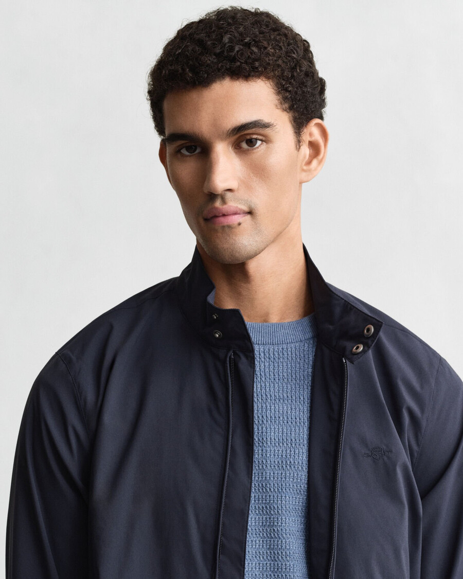 jaqueta harrington leve - azul noite
