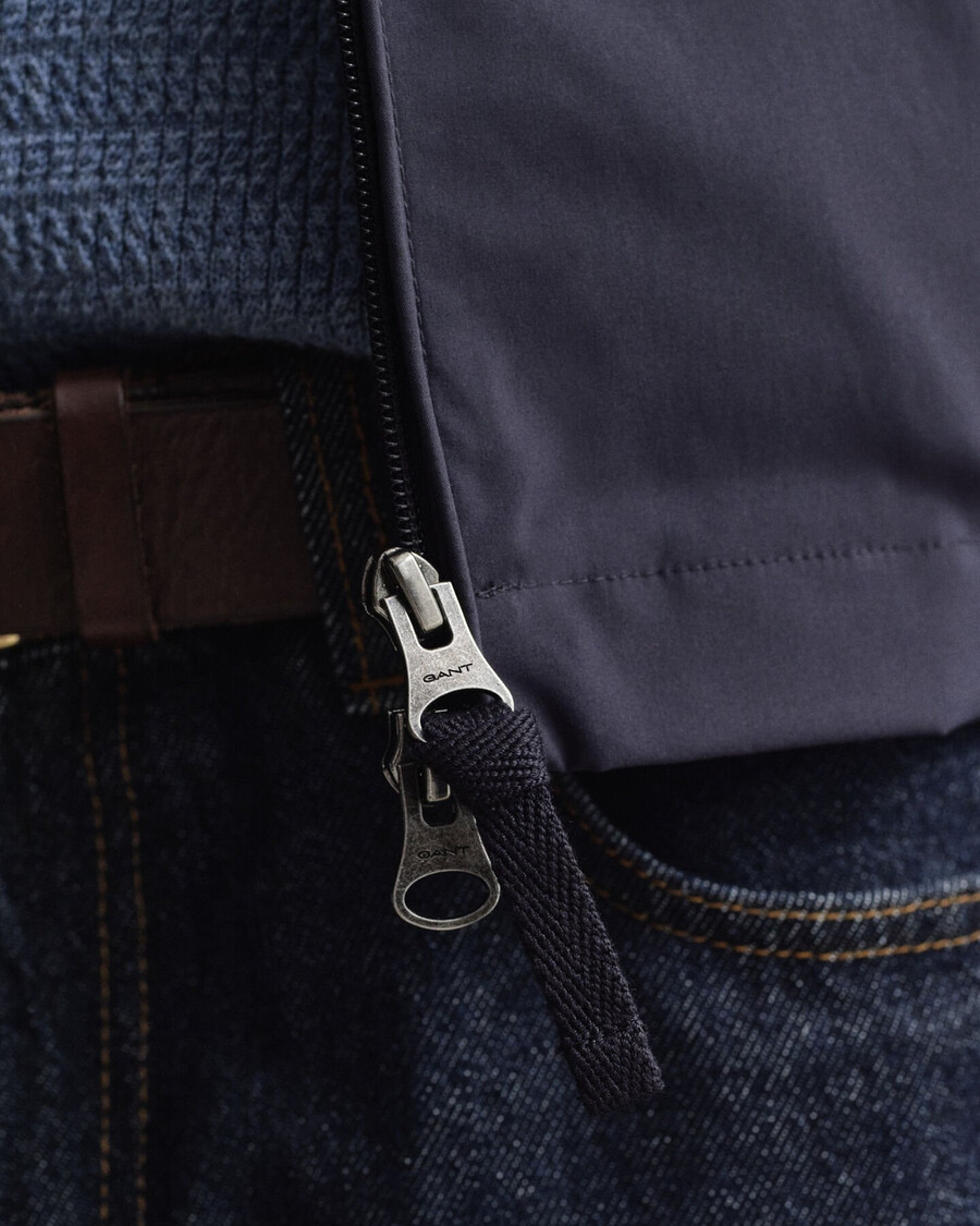 jaqueta harrington leve - azul noite