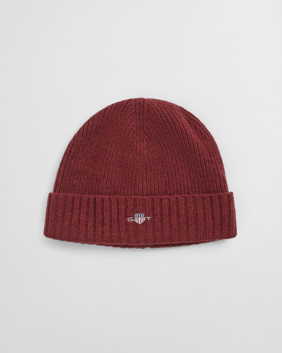 gorro de lã shield - vermelho fofinho