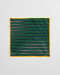 lenço de bolso listrado - verde floresta
