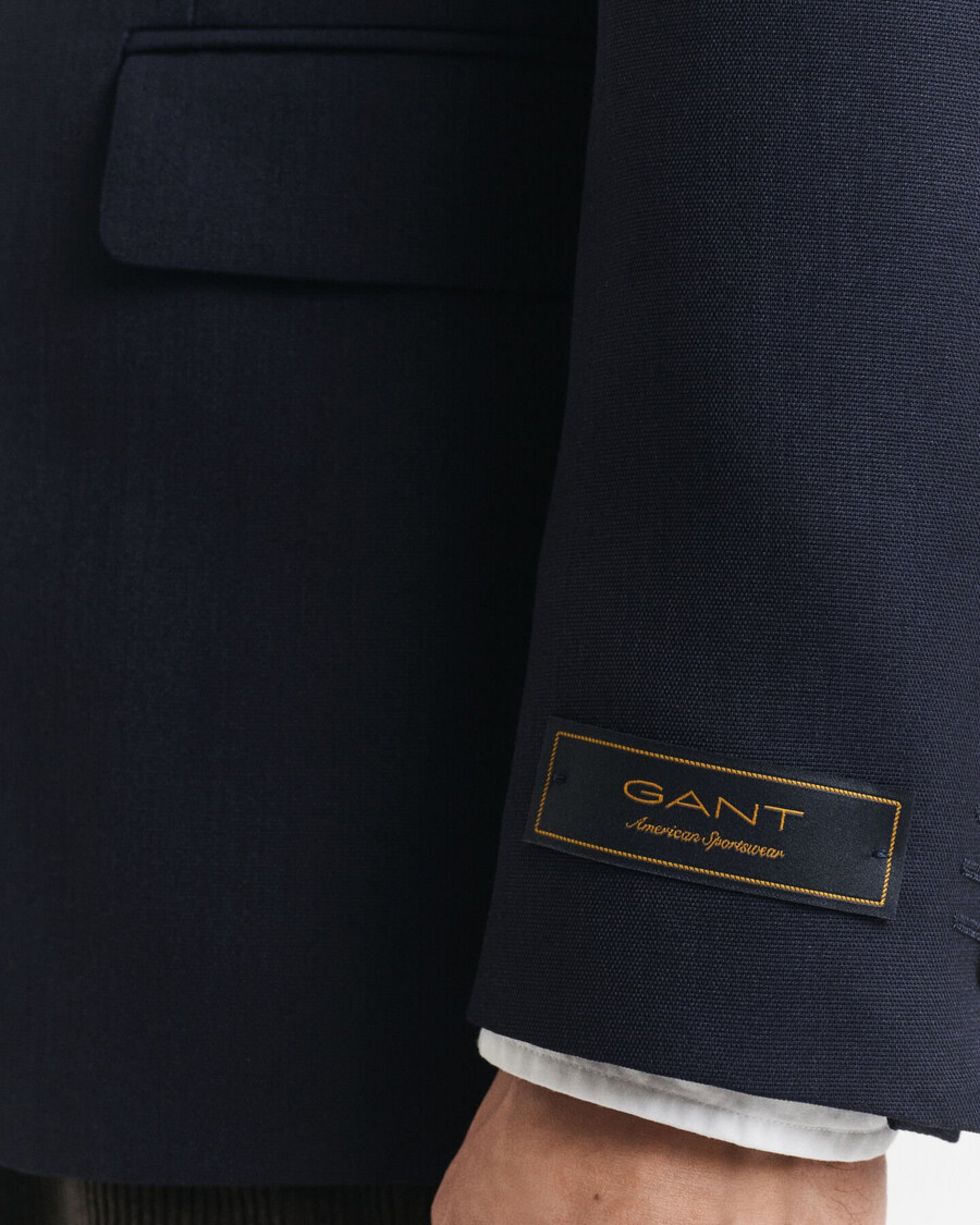 slim fit club bazer - azul noite