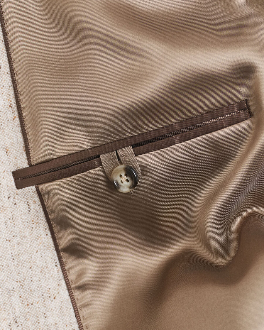 blazer slim fit donegal - mescla seed