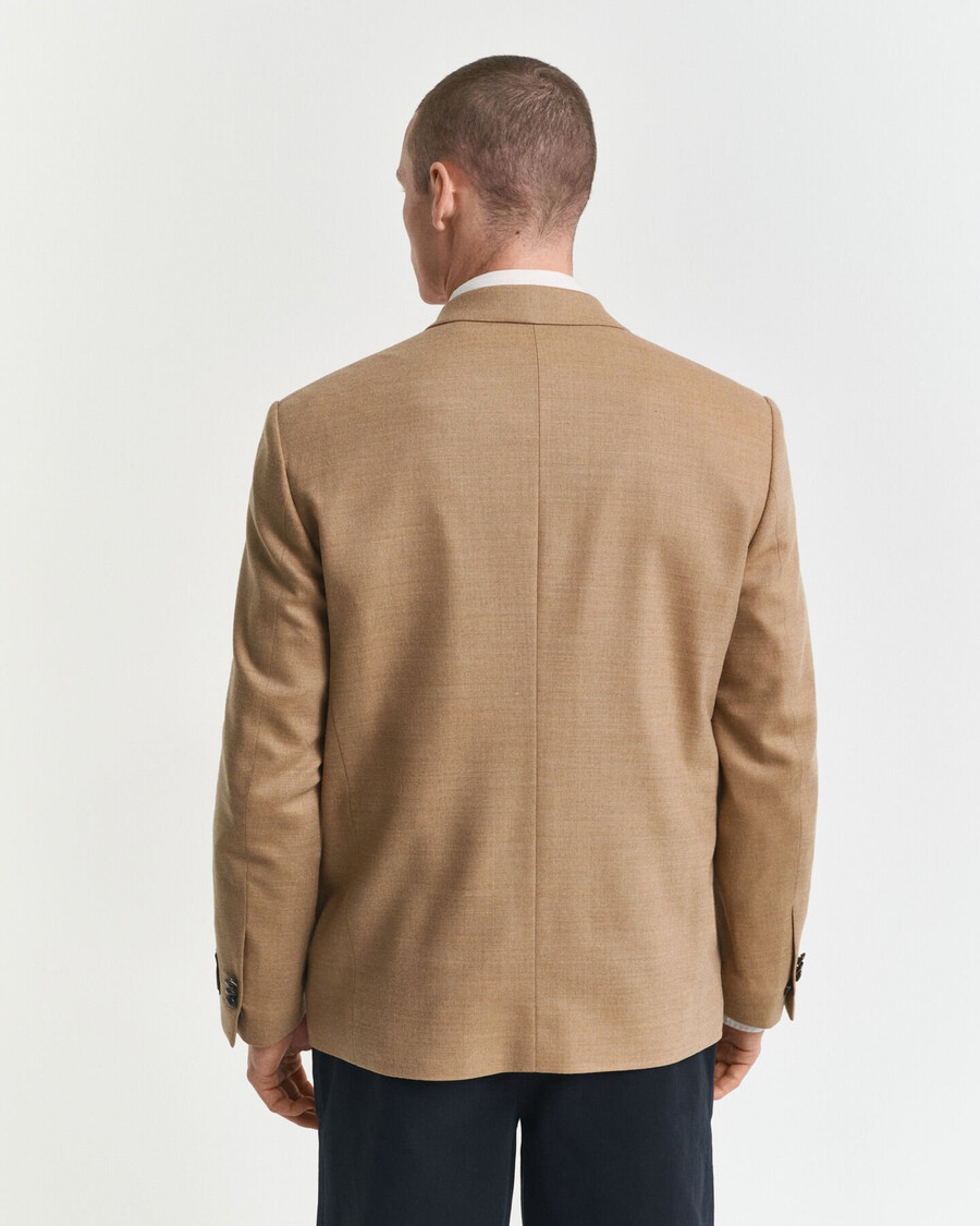 blazer flannel camel club - cáqui quente