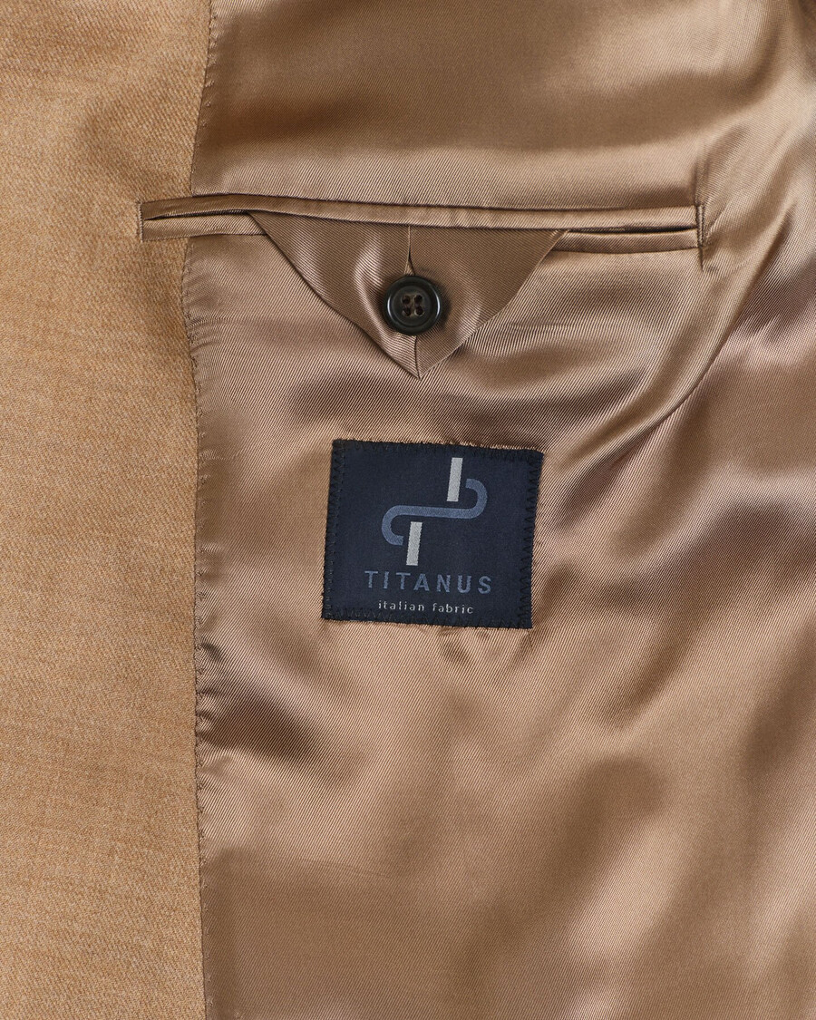 blazer flannel camel club - cáqui quente