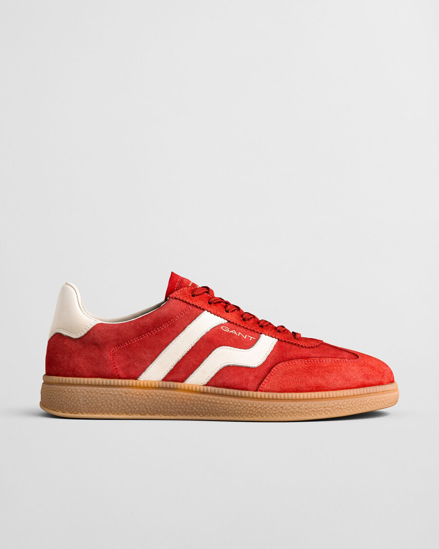 tênis cuzmo de camurça - vermelho vibrante