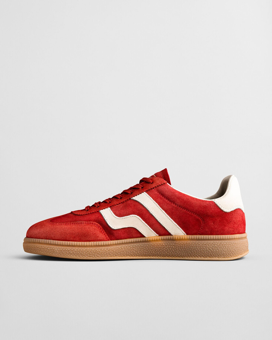 tênis cuzmo de camurça - vermelho vibrante