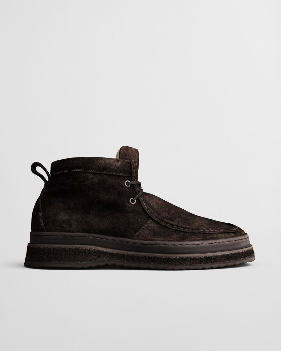 botas de camurça blistown - marrom escuro