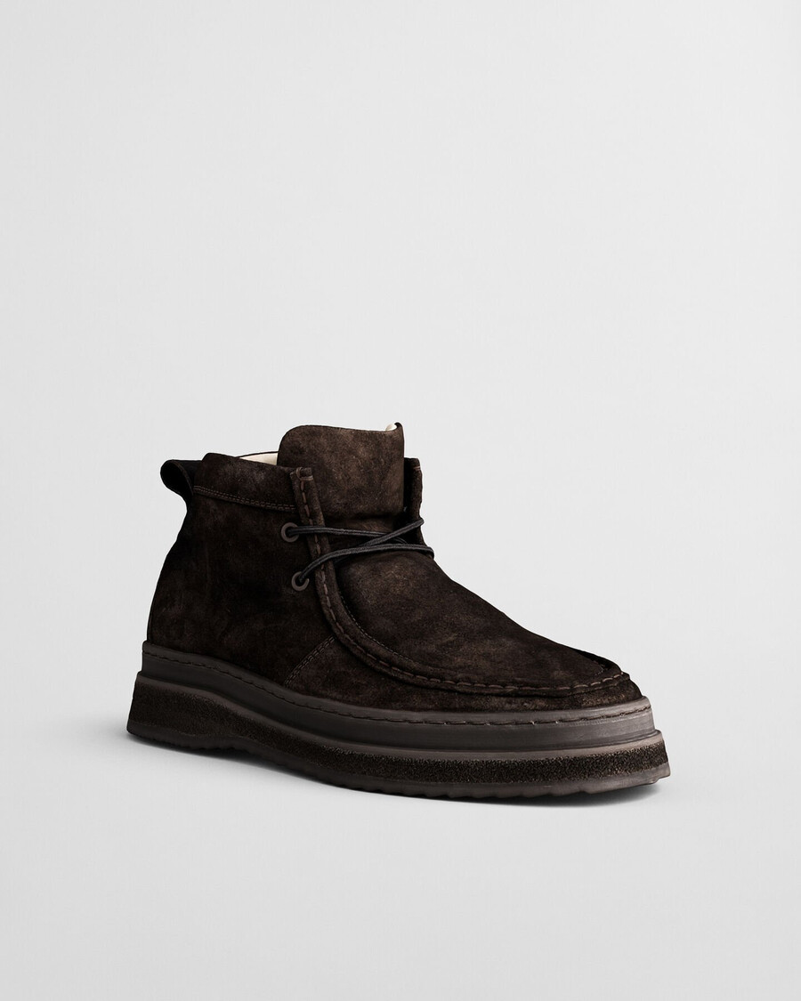 botas de camurça blistown - marrom escuro