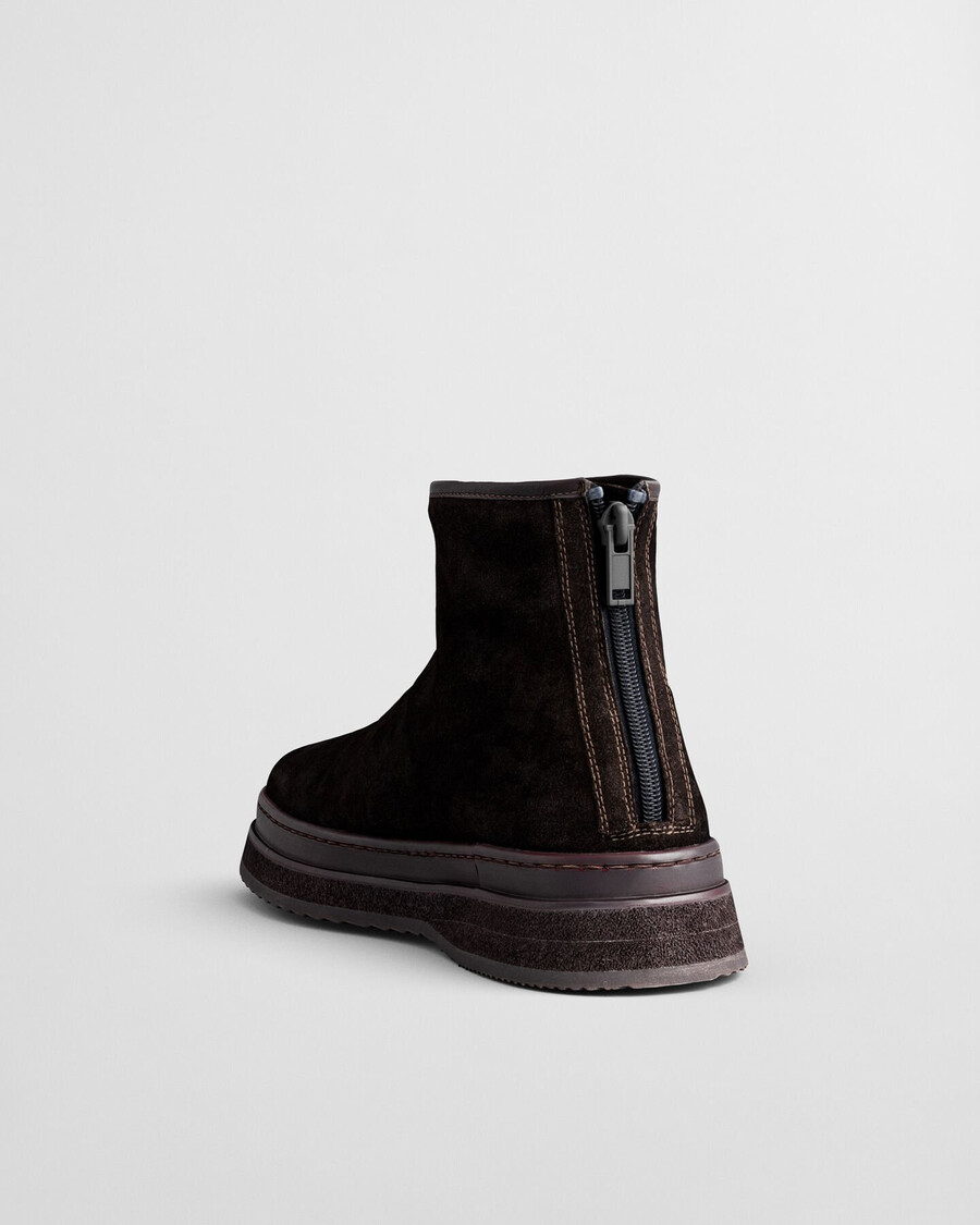 botas de camurça blistown - marrom escuro
