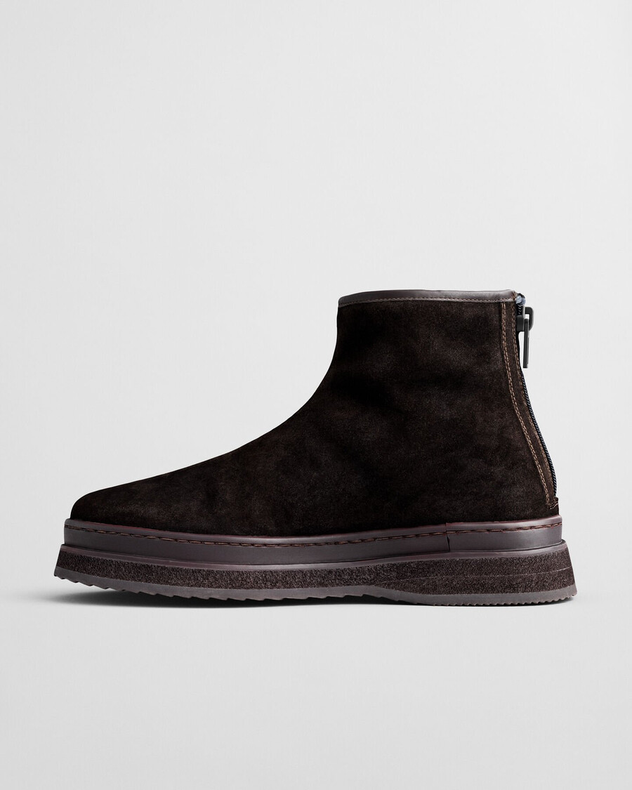 botas de camurça blistown - marrom escuro