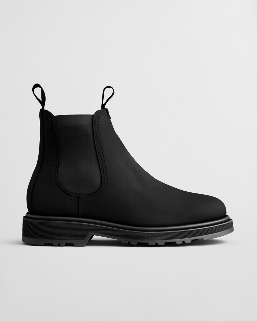 botas chelsea de couro blisdor - pretas