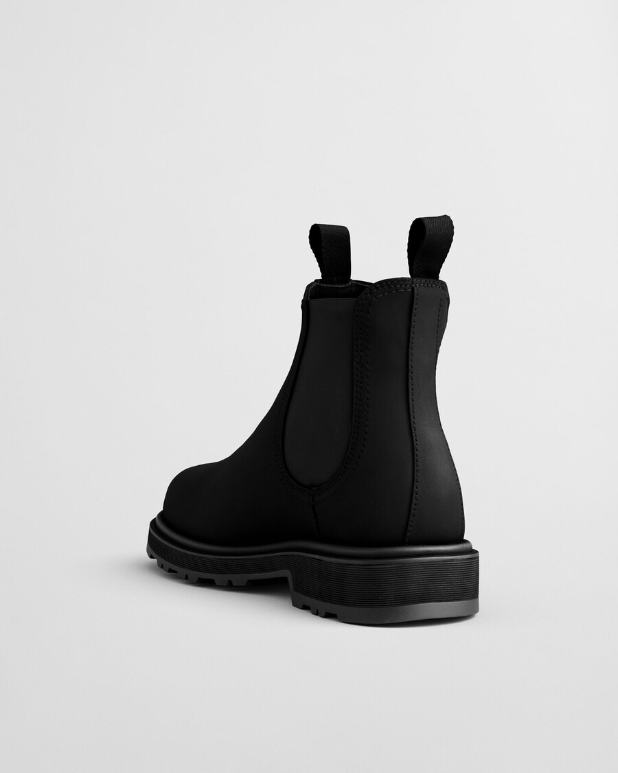 botas chelsea de couro blisdor - pretas