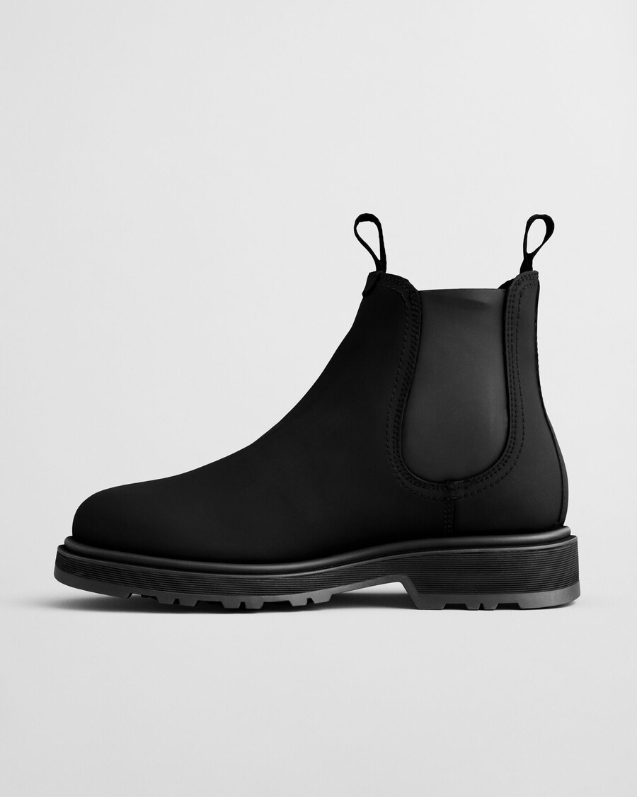 botas chelsea de couro blisdor - pretas