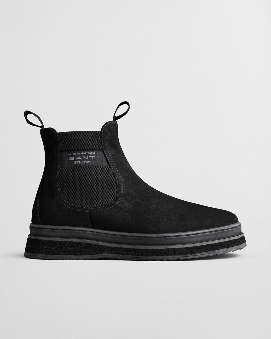 botas chelsea de camurça blistown - pretas
