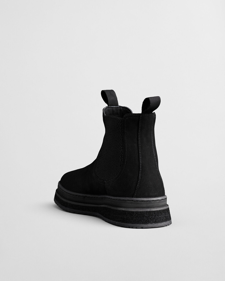 botas chelsea de camurça blistown - pretas