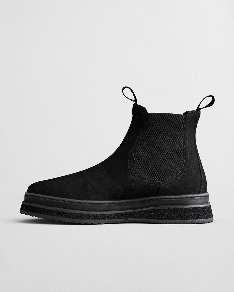 botas chelsea de camurça blistown - pretas