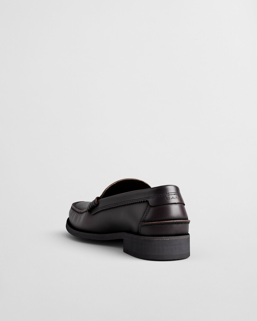 mocassins de couro lenkoxx - vinho ameixa