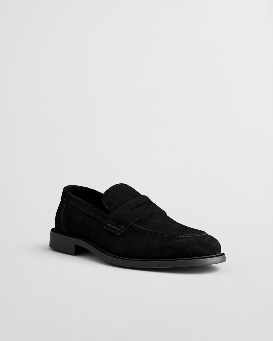 mocassins de camurça lozham - preto