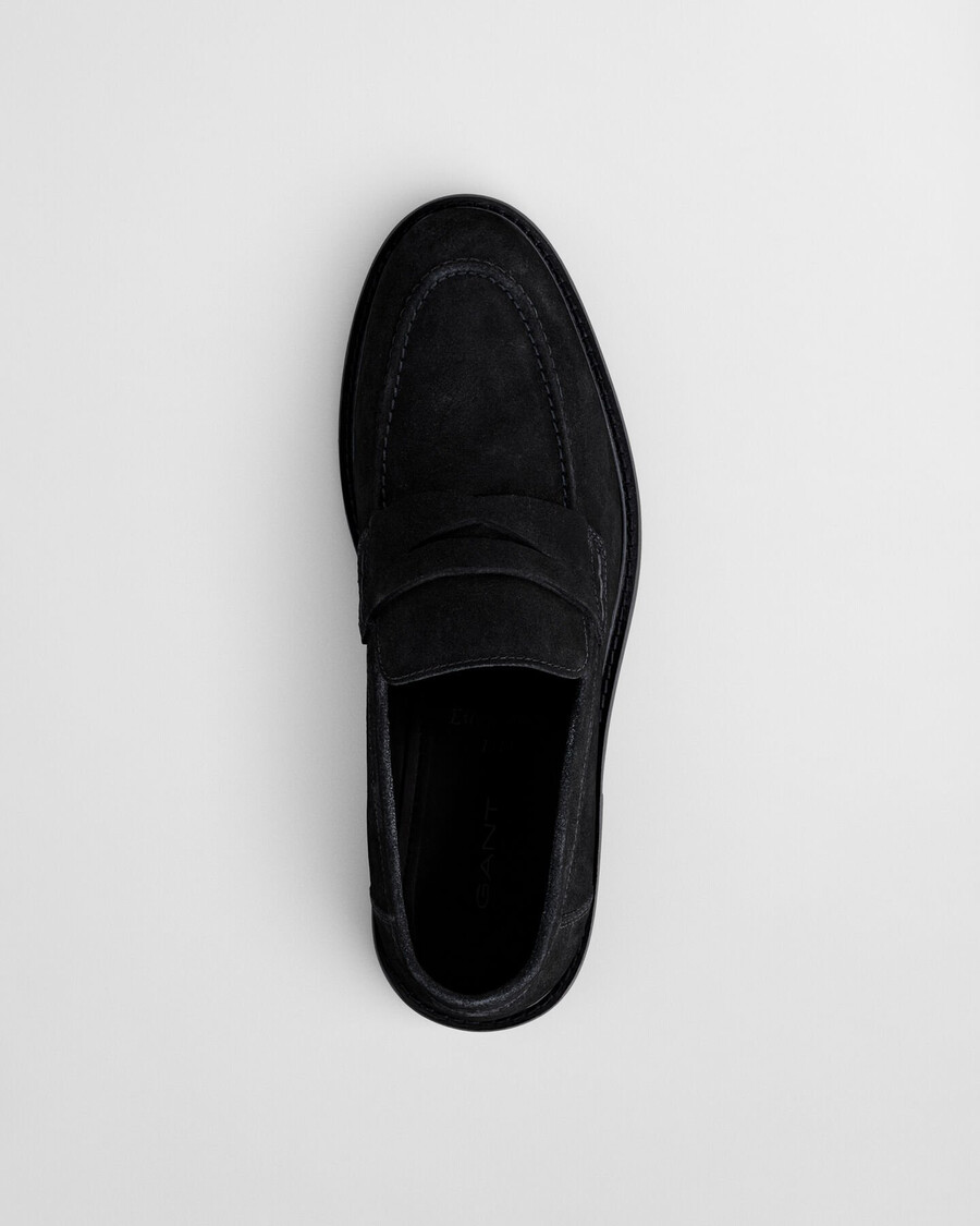 mocassins de camurça lozham - preto