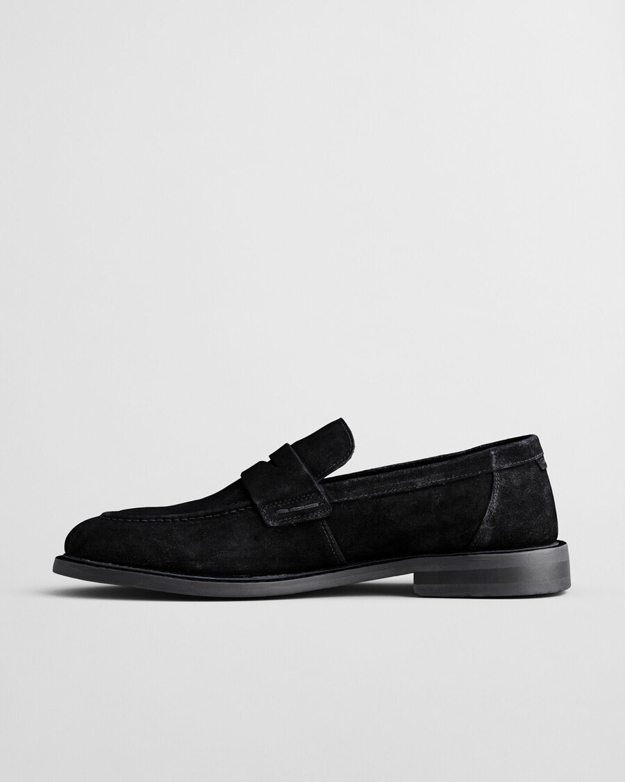 mocassins de camurça lozham - preto