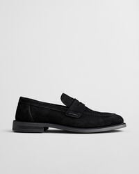 mocassins de camurça lozham - preto
