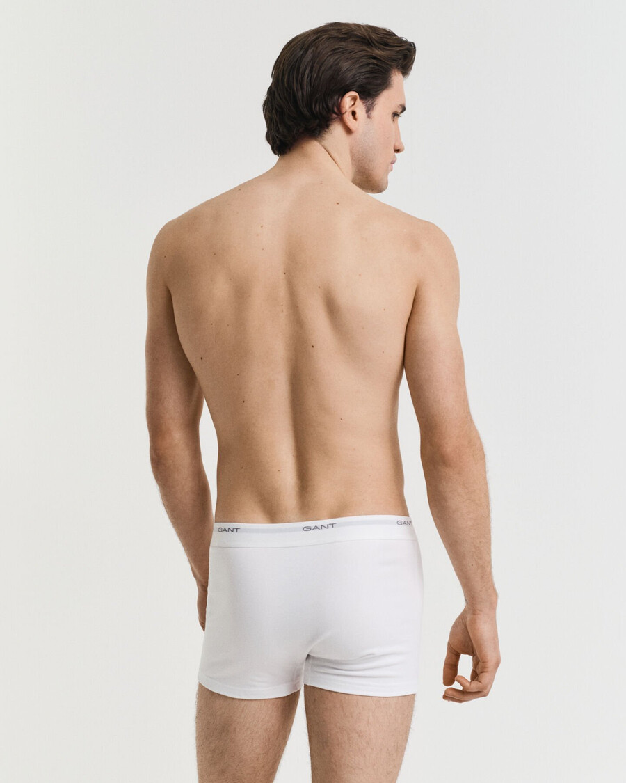 conjunto com 3 cuecas boxer core - brancas