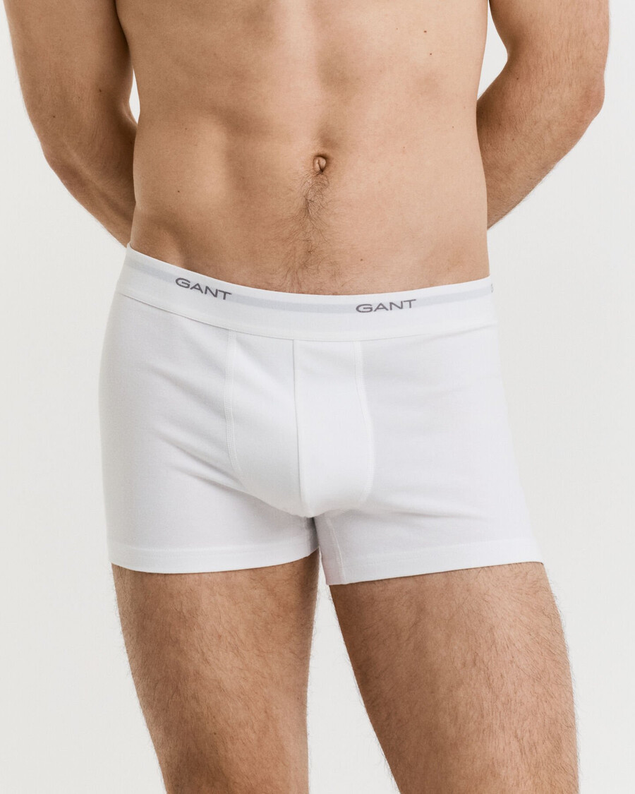 conjunto com 3 cuecas boxer core - brancas
