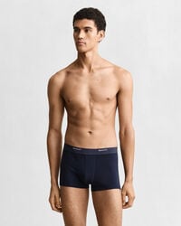 conjunto com 3 cuecas core trunks - marinha
