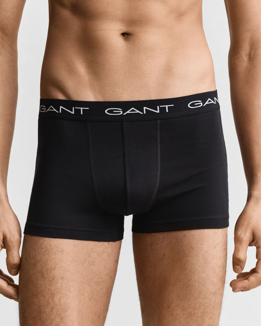 conjunto com 3 cuecas boxer - pretas