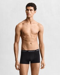 conjunto com 3 cuecas boxer - pretas