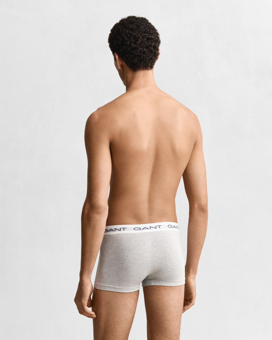 conjunto com 3 cuecas boxer - cinza mescla claro