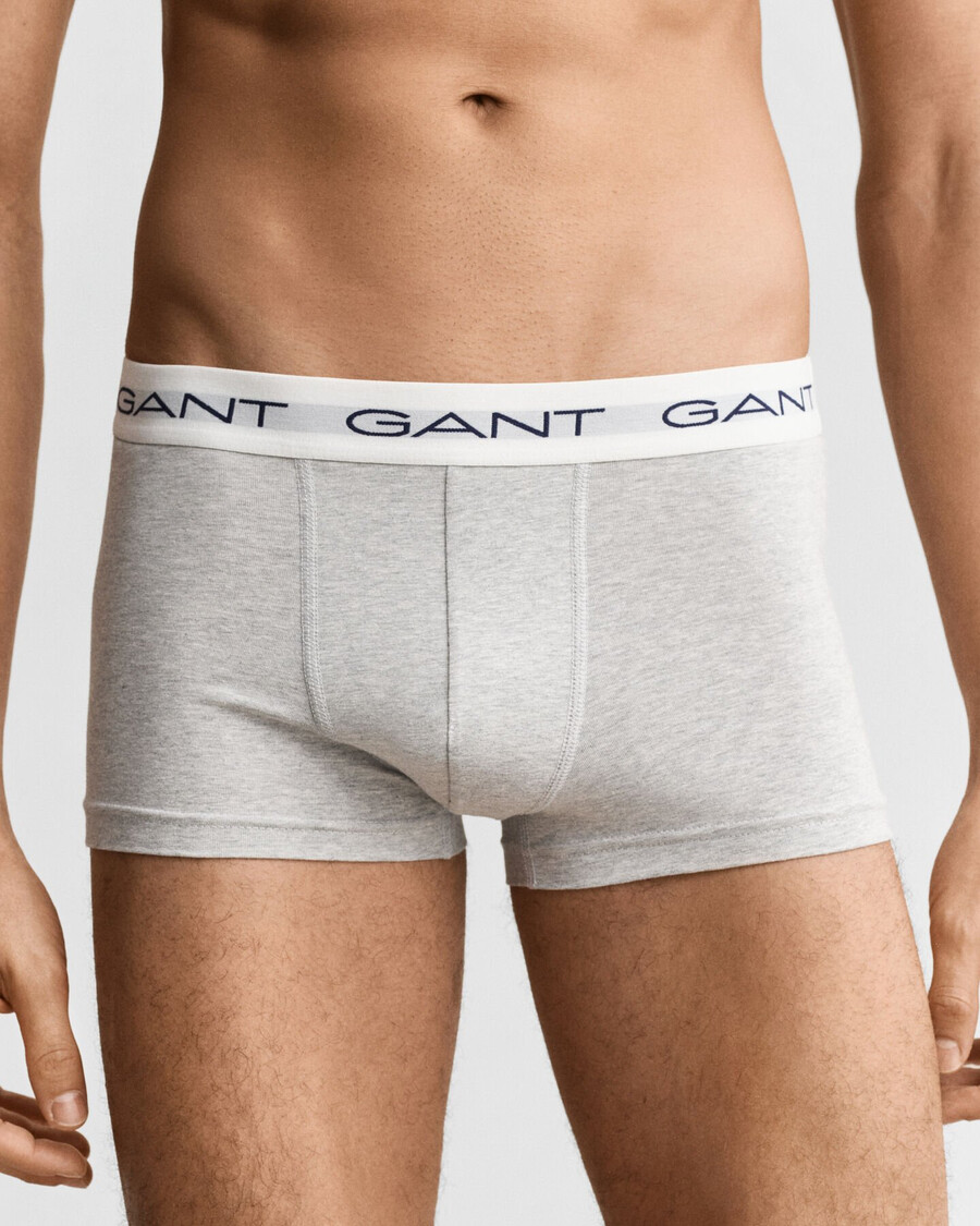 conjunto com 3 cuecas boxer - cinza mescla claro