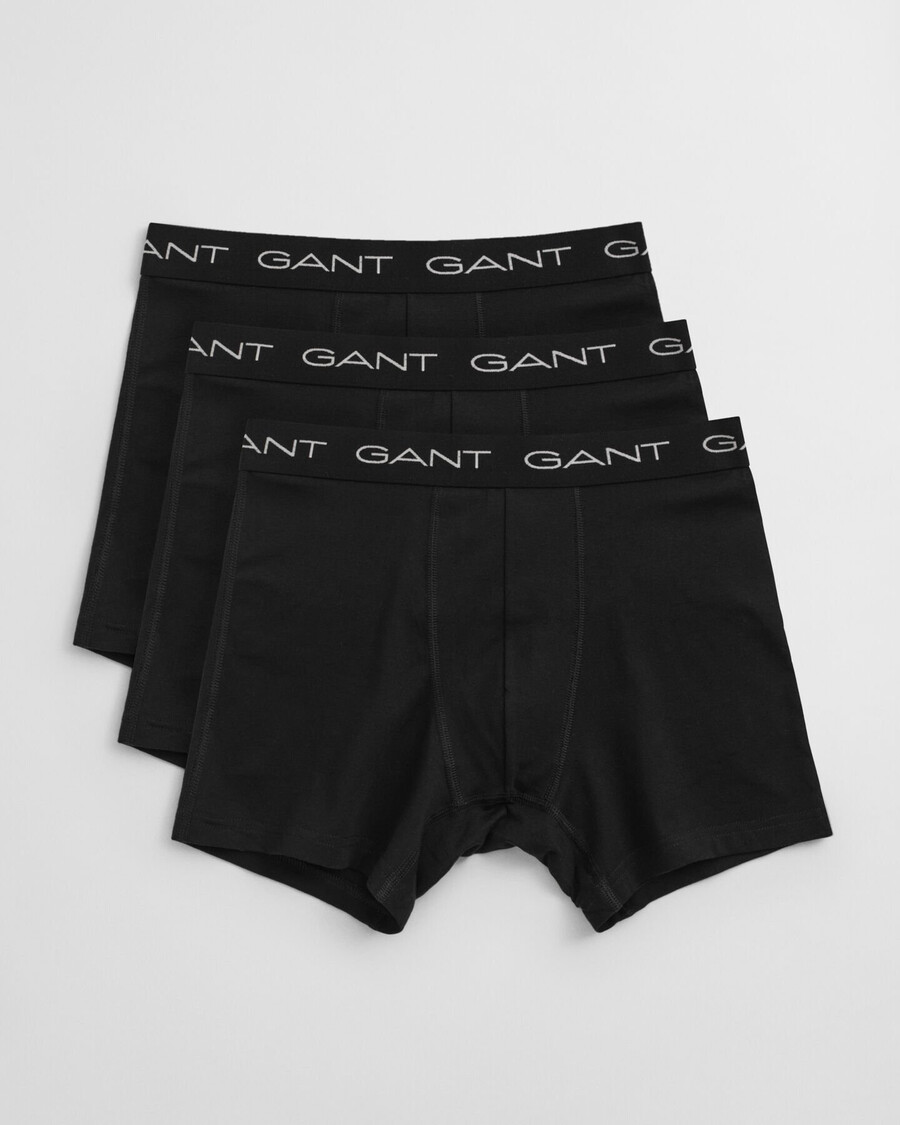 pacote com 3 cuecas boxer - pretas