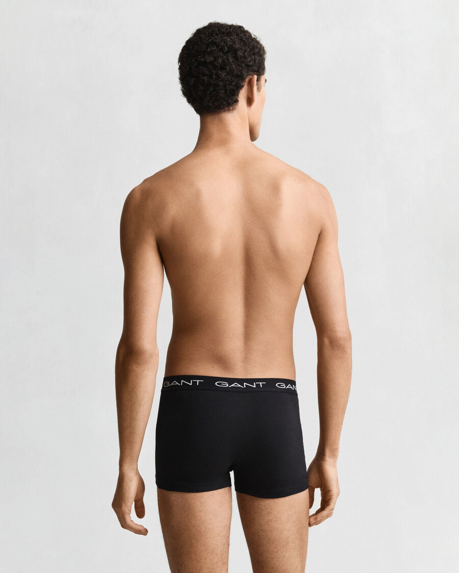 cuecas trunks - pacote com 7 - pretas