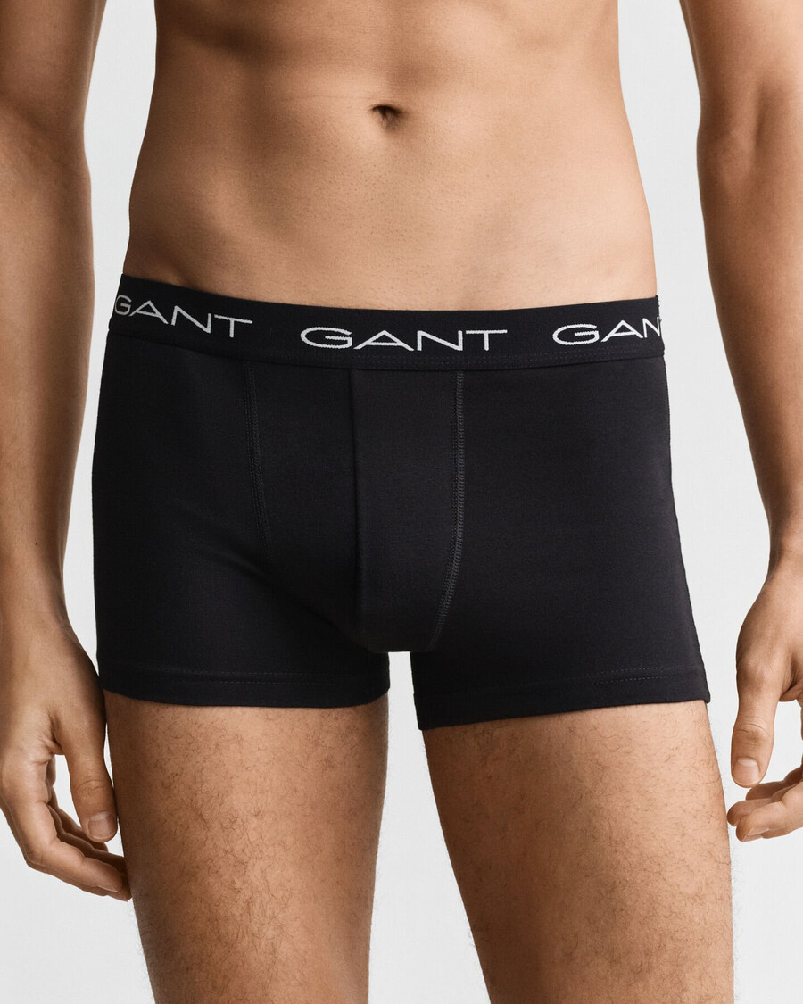 cuecas trunks - pacote com 7 - pretas