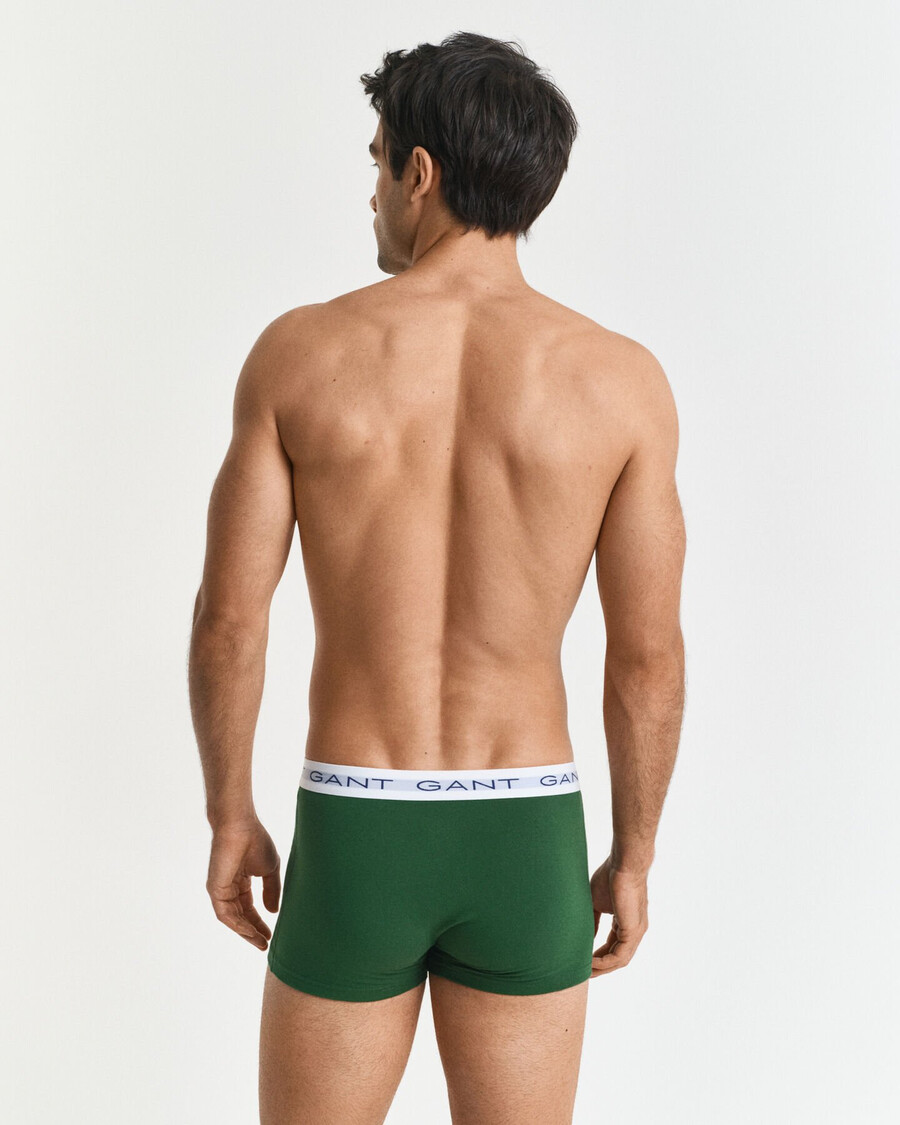 conjunto com 3 cuecas - verde floresta