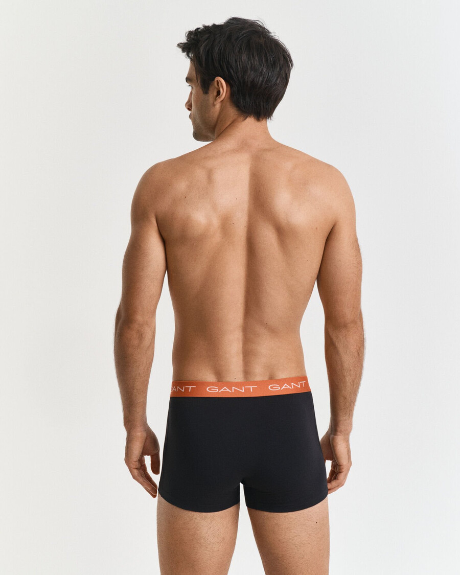 conjunto com 3 cuecas boxer - pretas