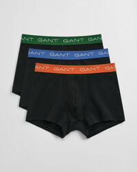 conjunto com 3 cuecas boxer - pretas