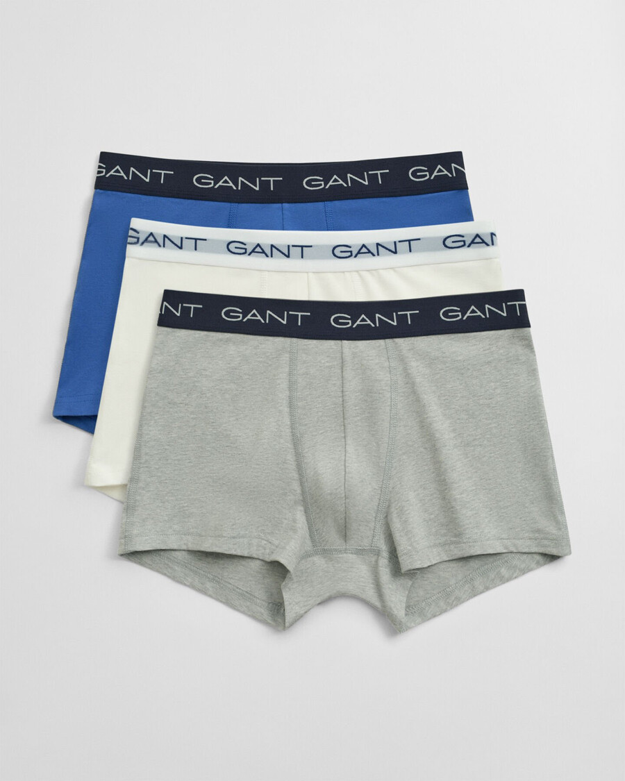 conjunto com 3 cuecas boxer - cinza mescla claro