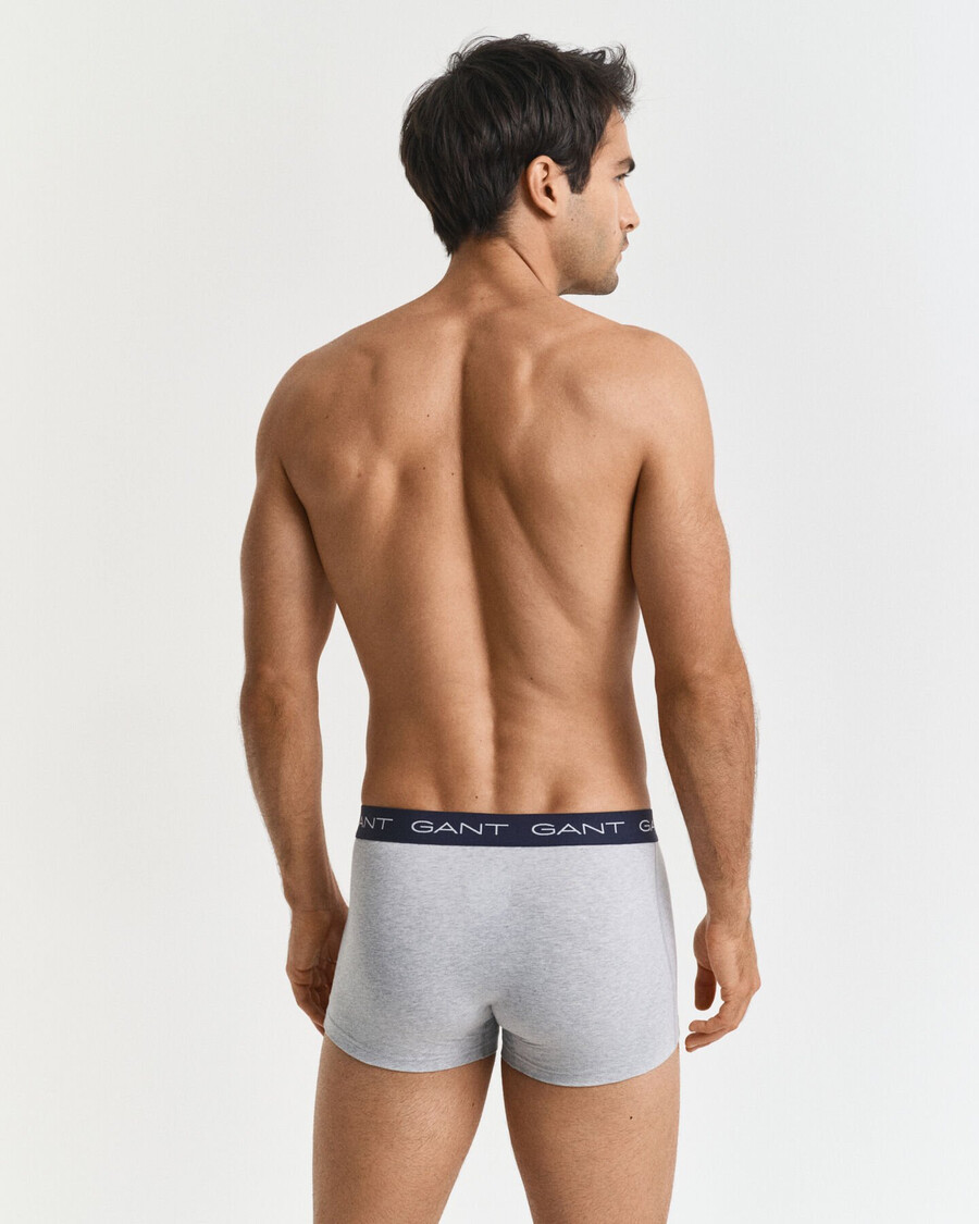 conjunto com 3 cuecas boxer - cinza mescla claro