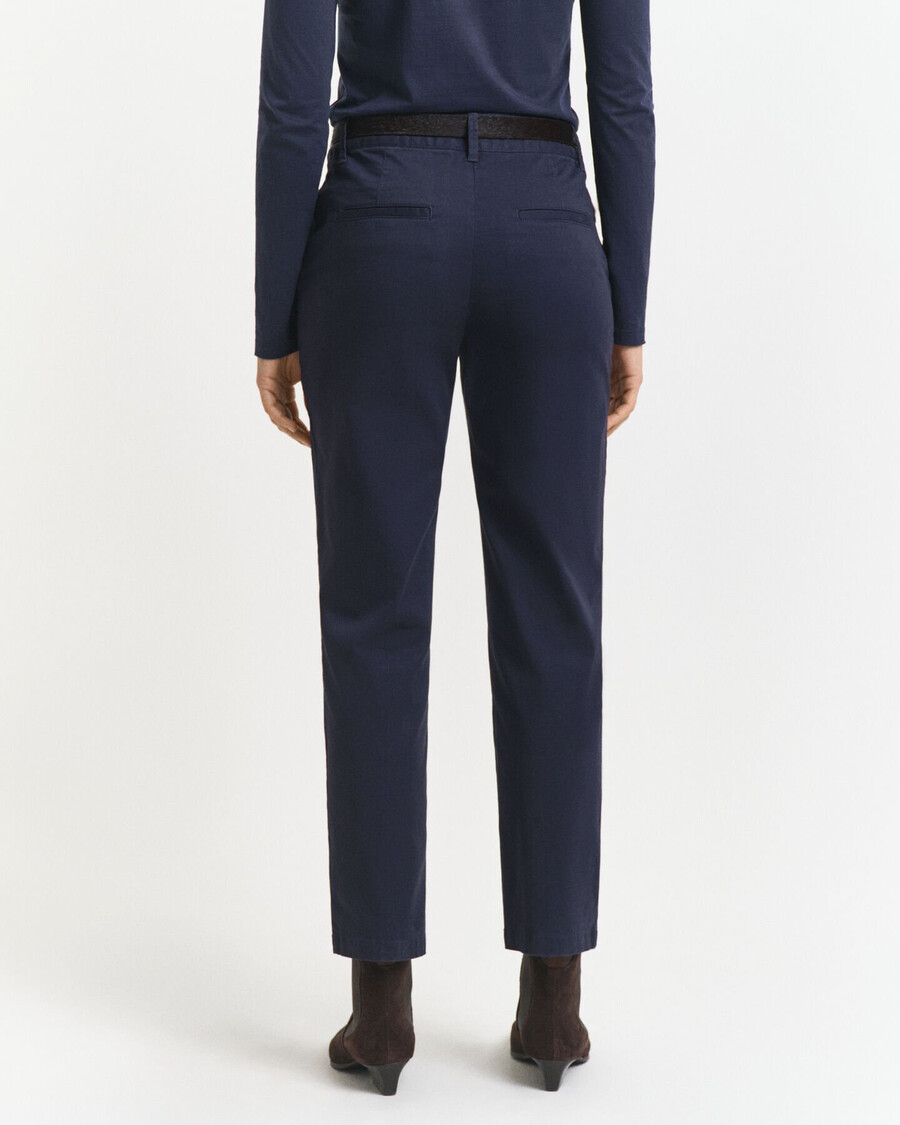 calça chino slim fit - azul noite