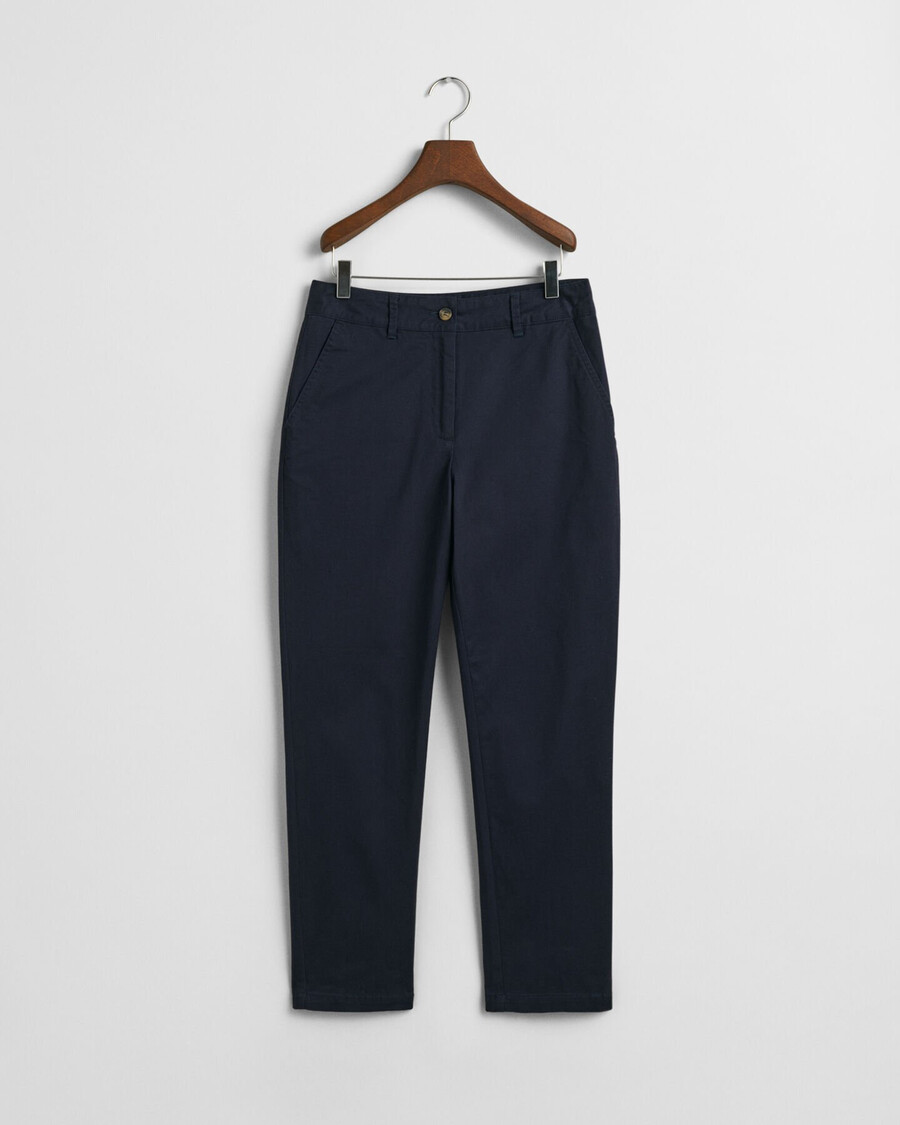 calça chino slim fit - azul noite