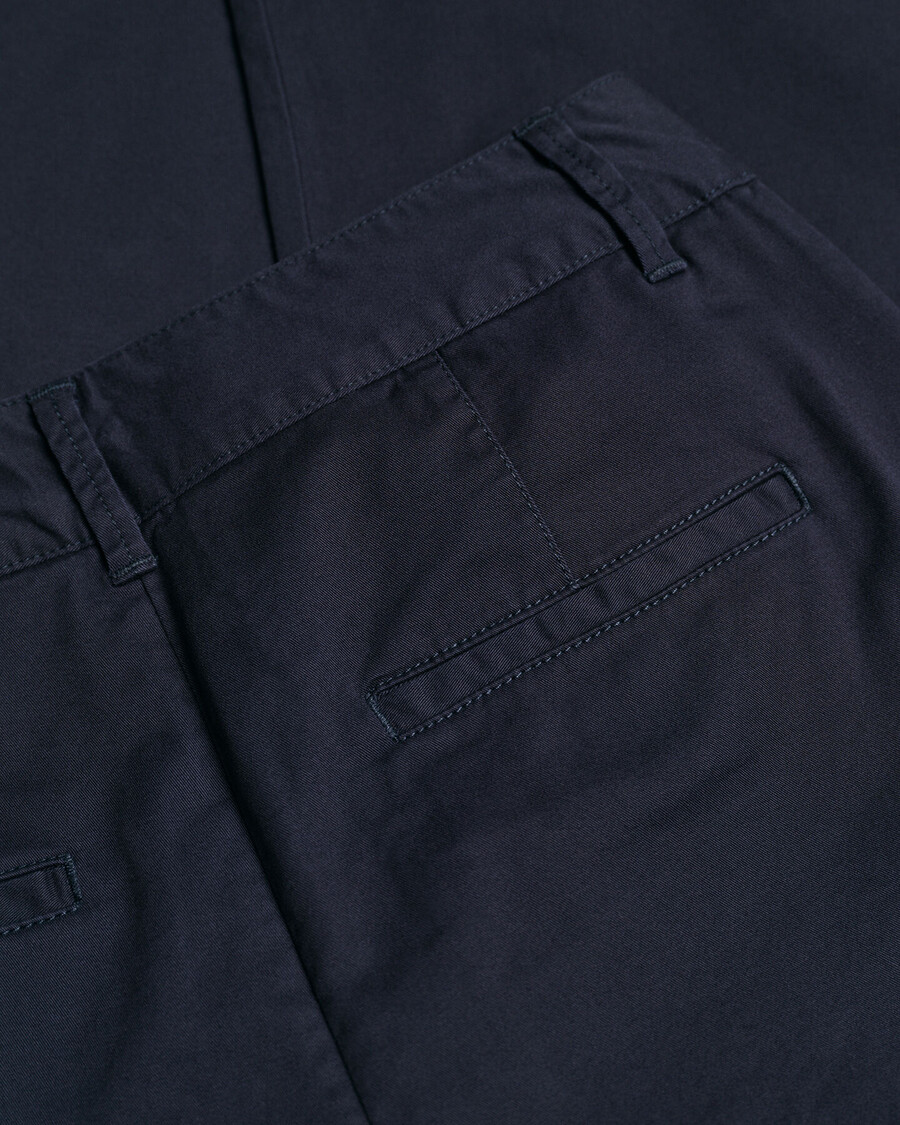 calça chino slim fit - azul noite