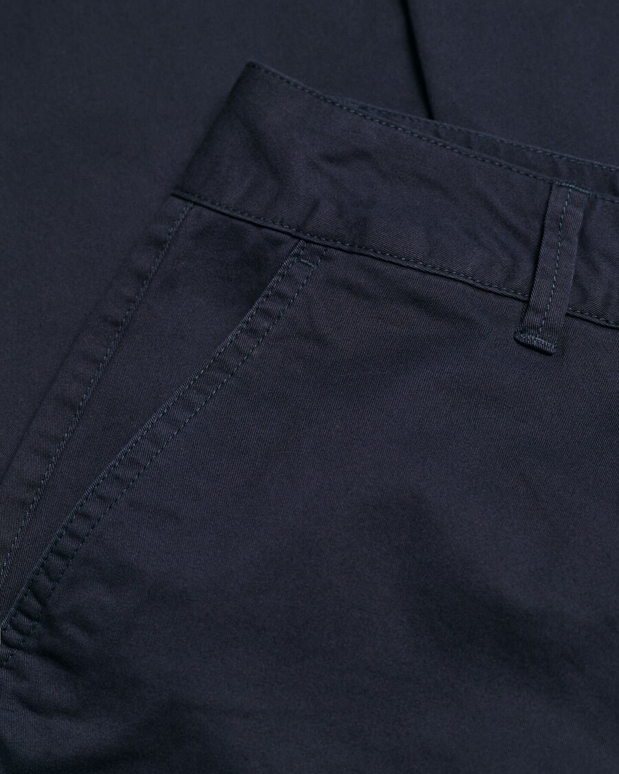 calça chino slim fit - azul noite