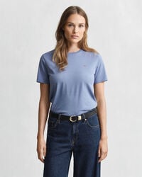 camiseta shield - jeans desbotado