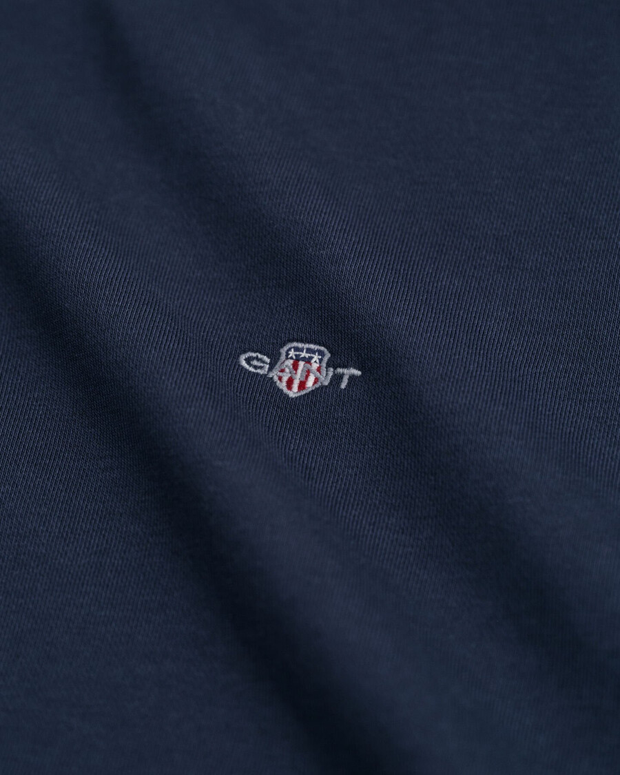 moletom shield com gola redonda - azul noite